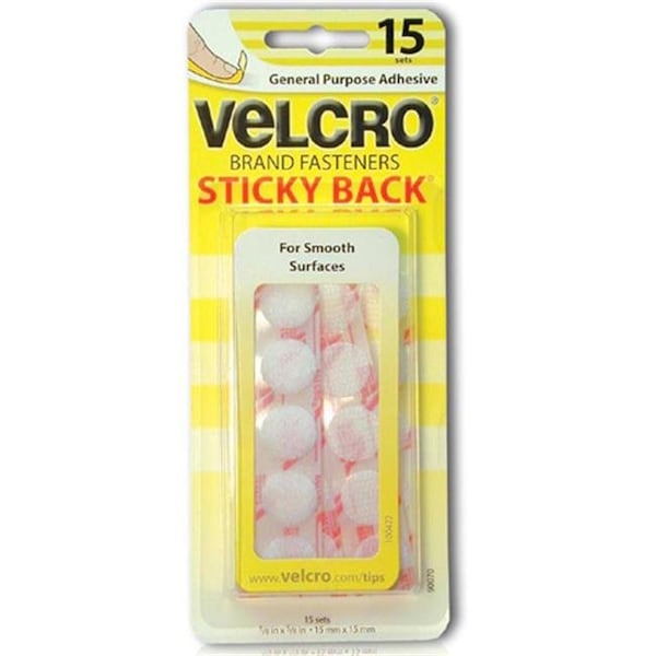 Velcro Brand Cloth Tie USA VEC90070 Cloth Tie TAPE ROUND 5/8 INCH WHITE VEC90070 - main